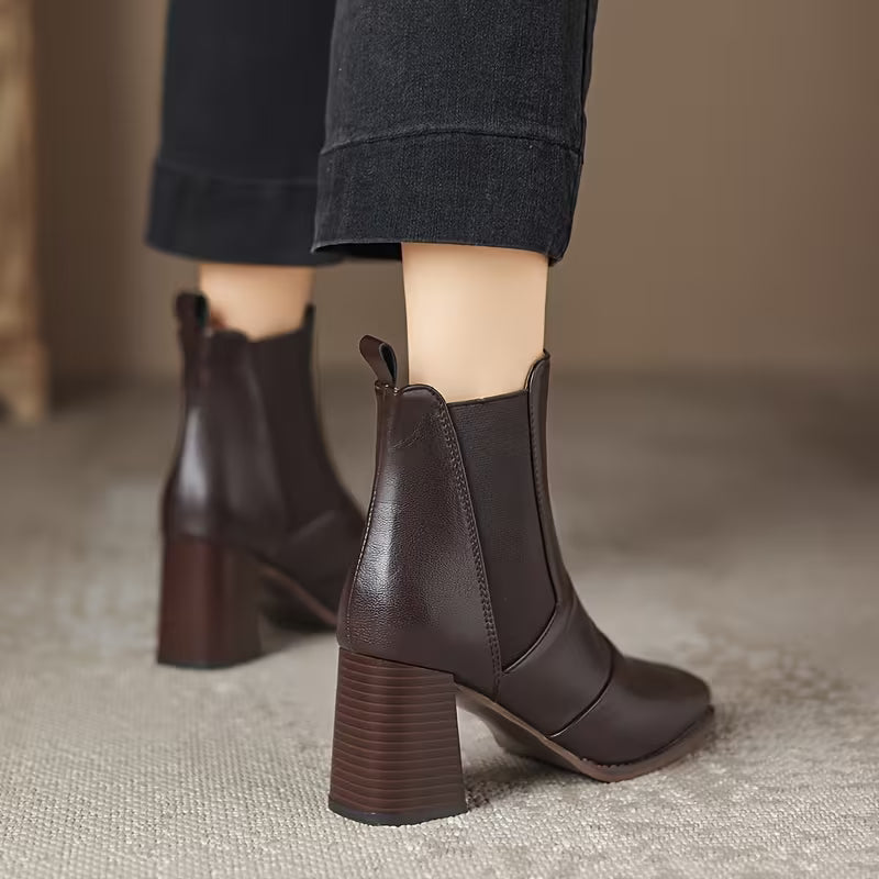 Mara | Bottines élégantes à talon moyen