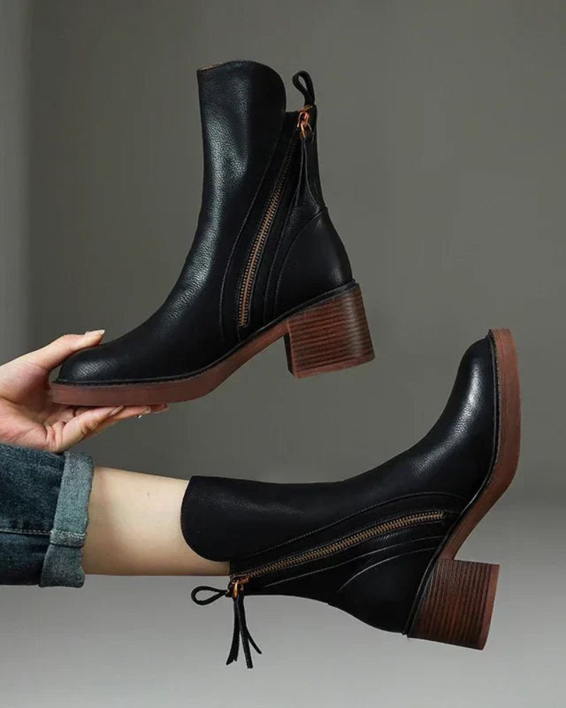 Garciela | Bottines élégantes à talon moyen