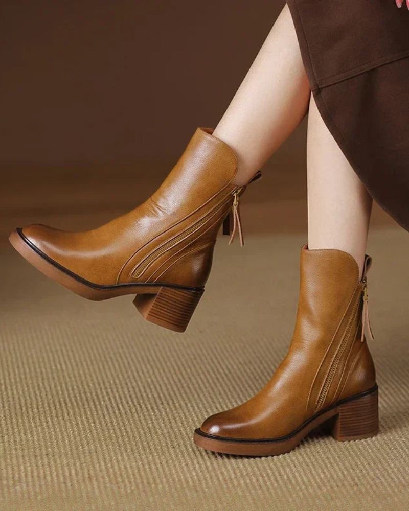 Garciela | Bottines élégantes à talon moyen