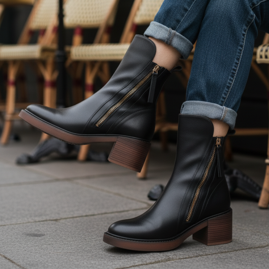 Garciela | Bottines élégantes à talon moyen