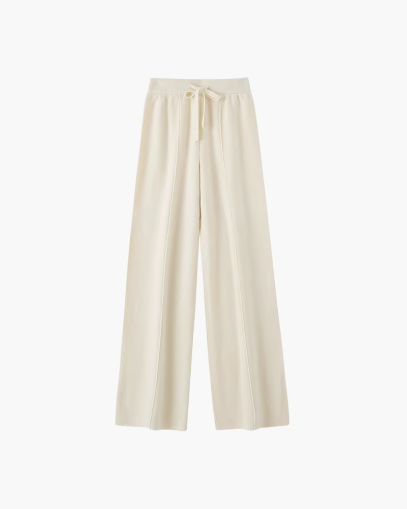 Claire | Pantalon en Maille Douce et Élégante