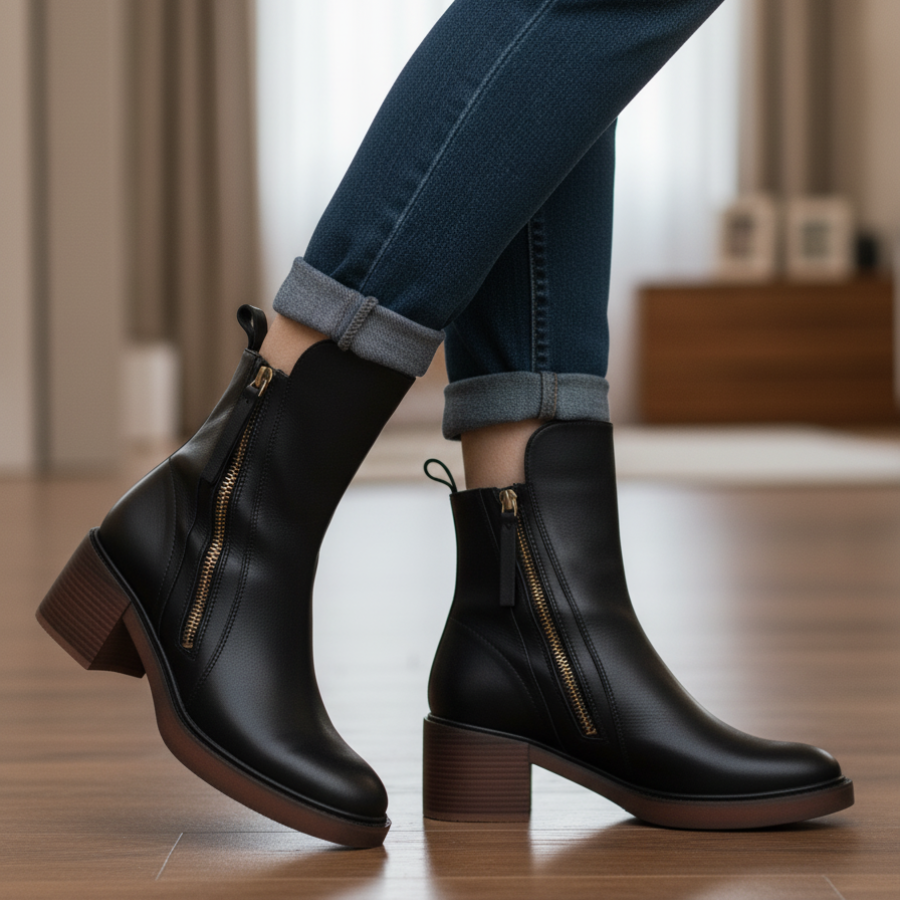 Garciela | Bottines élégantes à talon moyen
