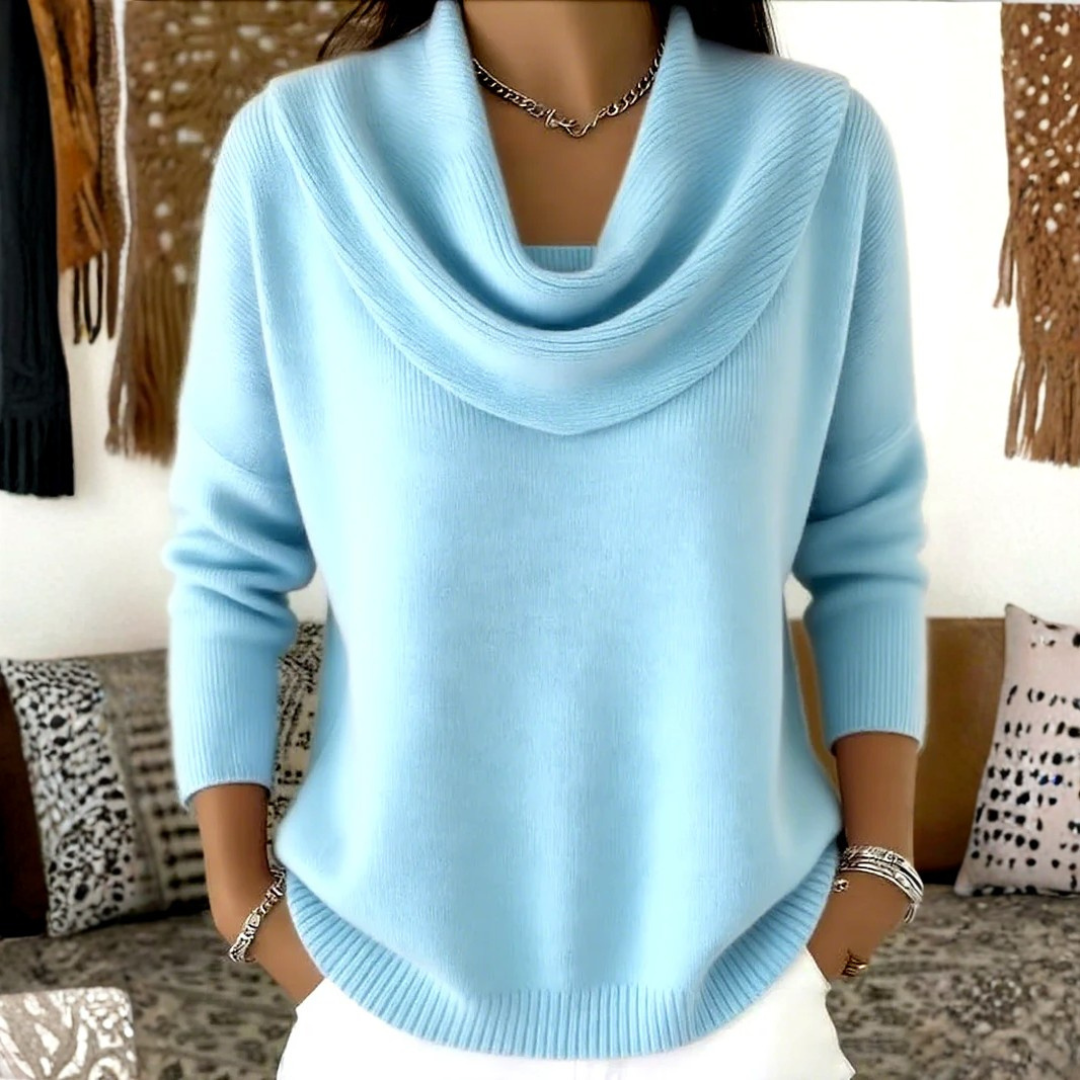 Roslyn | Pull Élégant avec Col Doux
