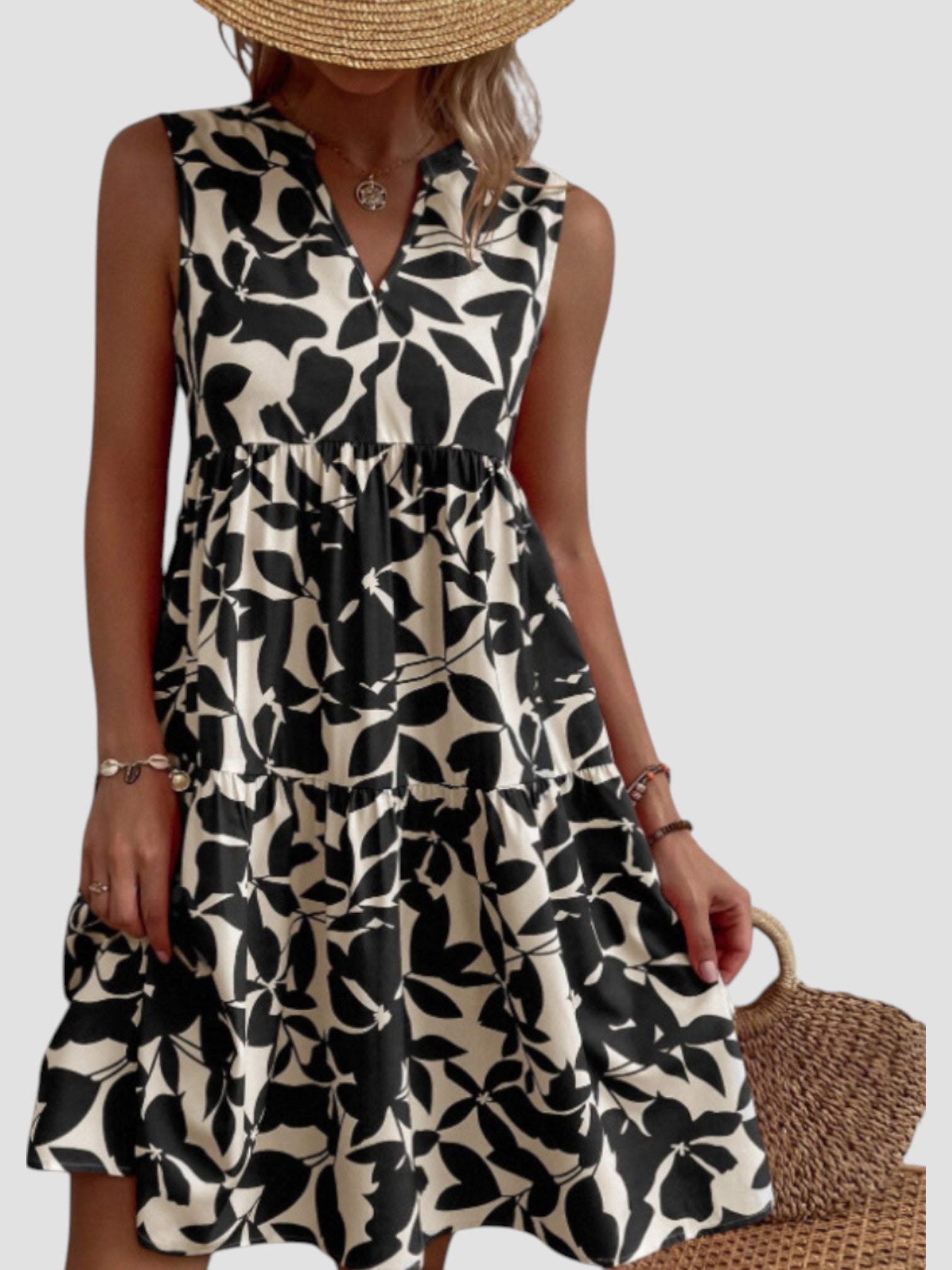 Séraphine - Robe Midi Été Élégante