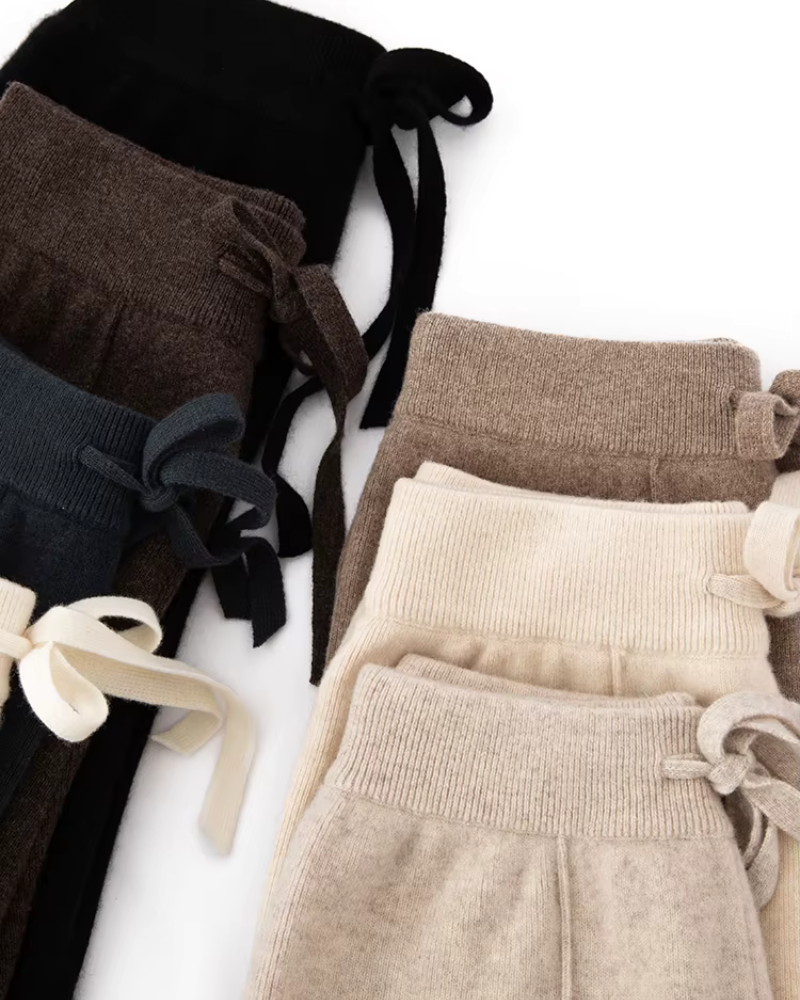 Claire | Pantalon en Maille Douce et Élégante