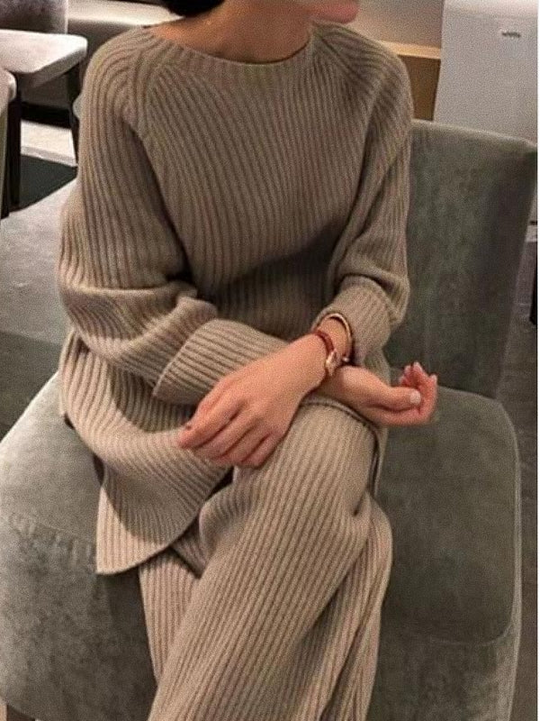 Joséphine - Ensemble Tricoté Élégant