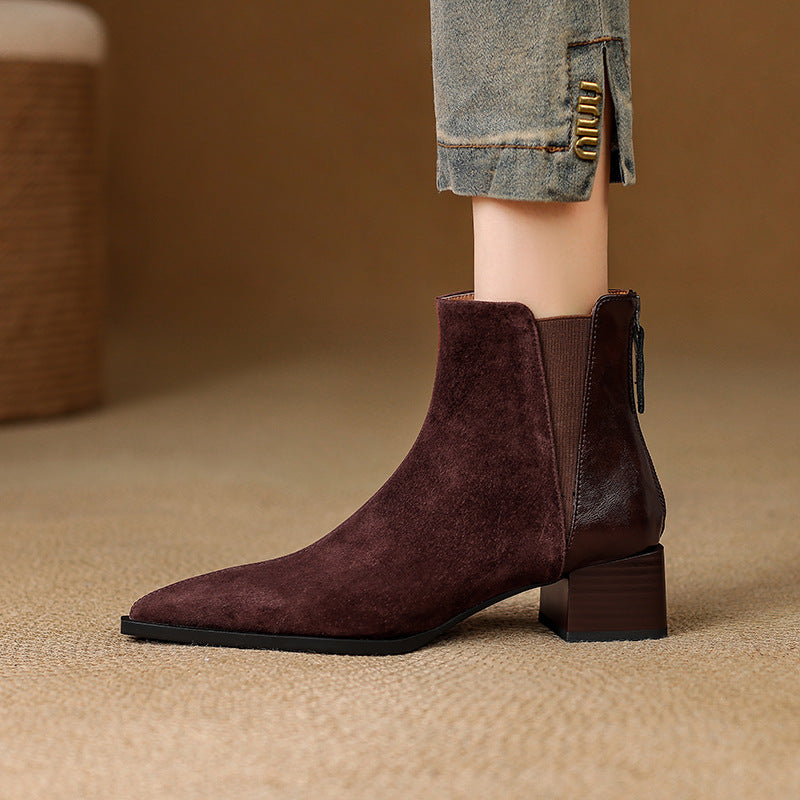 Verena | Bottines élégantes et confortables avec un talon agréable