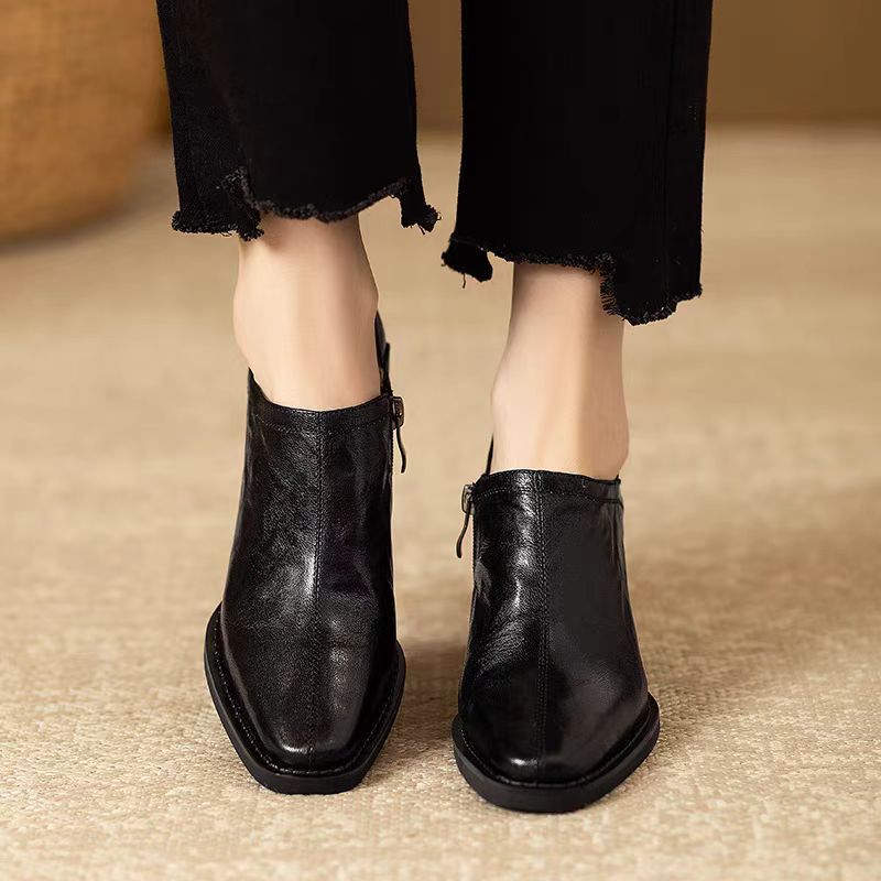 Lidia | Bottines de luxe à talon moyen