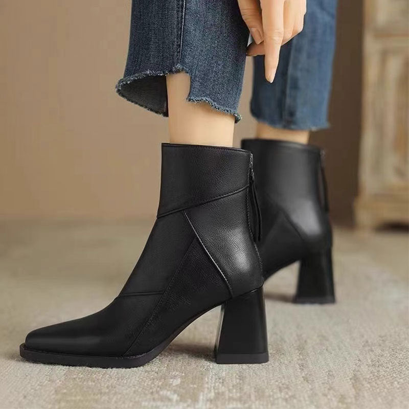 Vera | Bottines élégantes à talon moyen