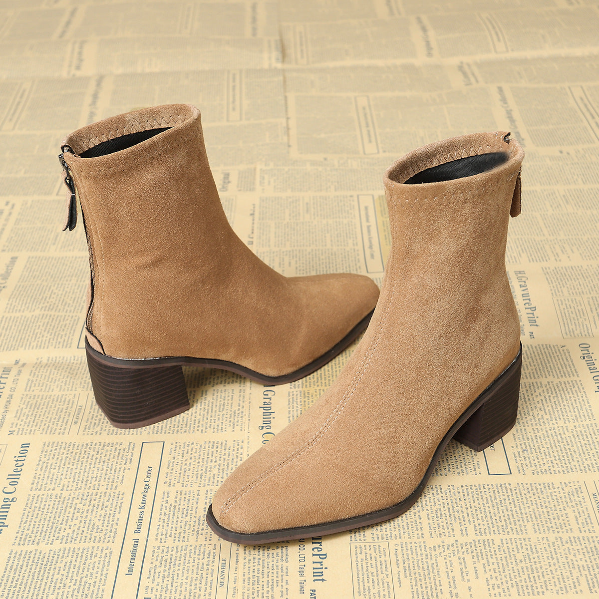 Giuliana | Bottines élégantes en daim