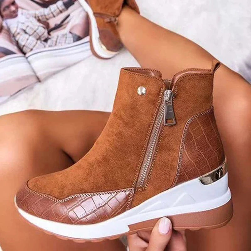 Niniane | Bottines orthopédiques avec fermeture éclair latérale