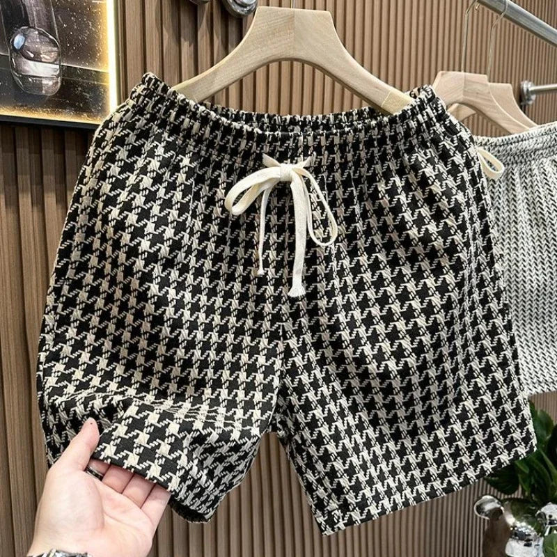 Adrien – Short chic à motif tissé