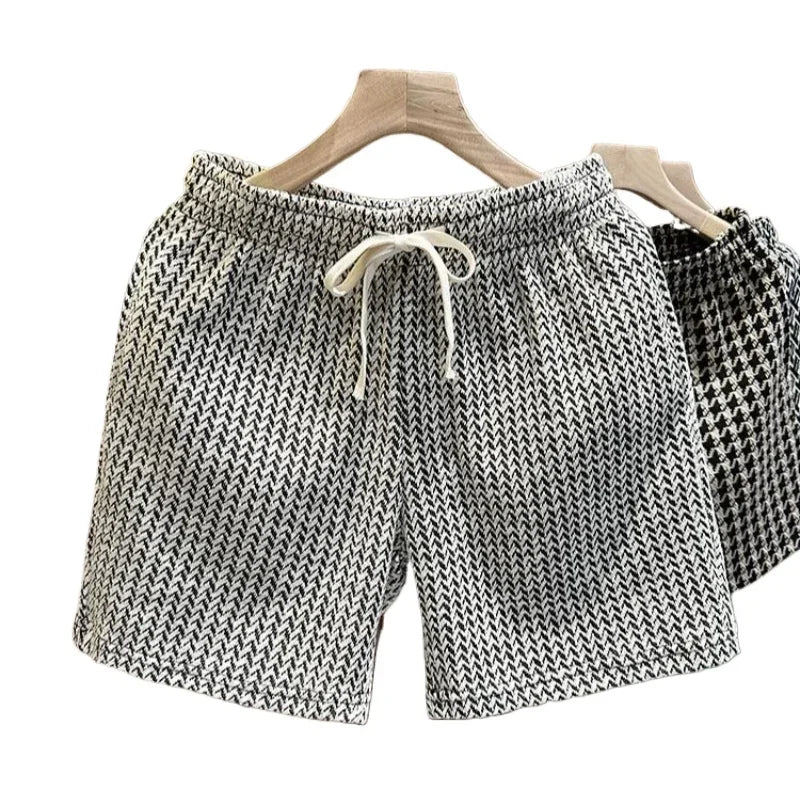 Adrien – Short chic à motif tissé