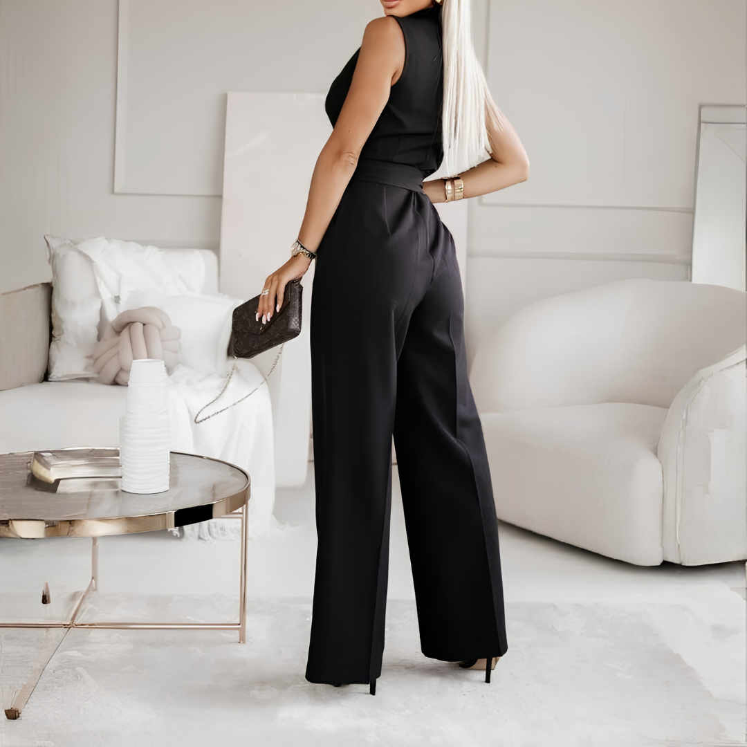Combinaison noire longue portée avec accessoires, vue d'ensemble