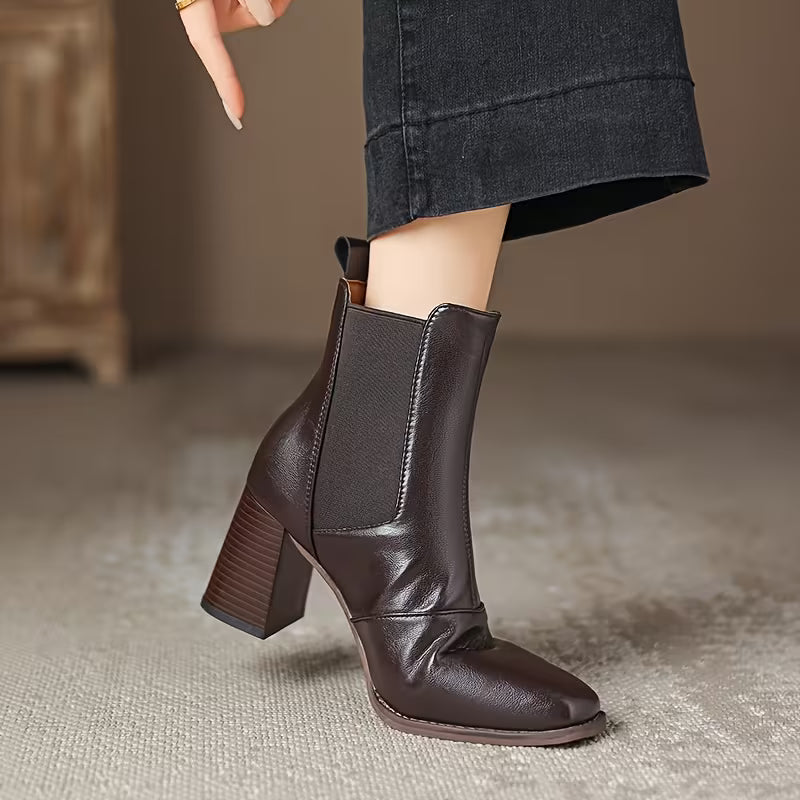 Mara | Bottines élégantes à talon moyen
