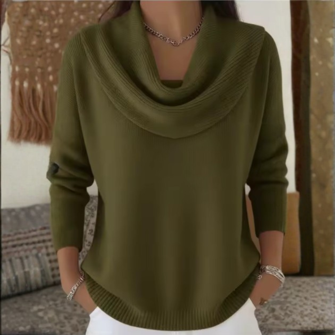 Roslyn | Pull Élégant avec Col Doux