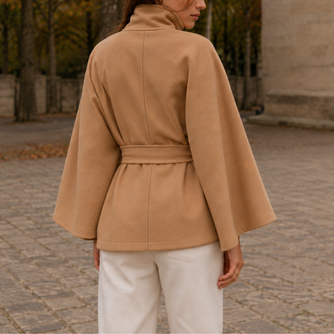 Cape femme ceinturée | Daphné