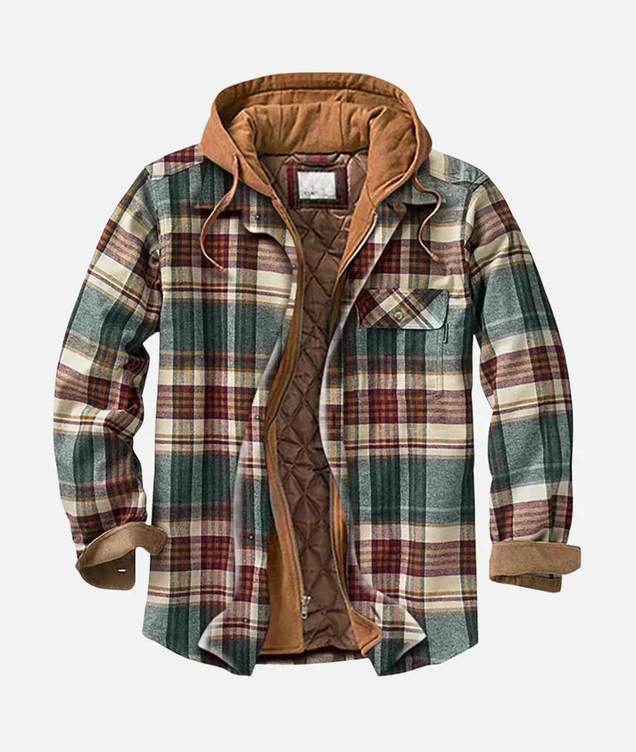 Bastien – Veste patchwork à carreaux