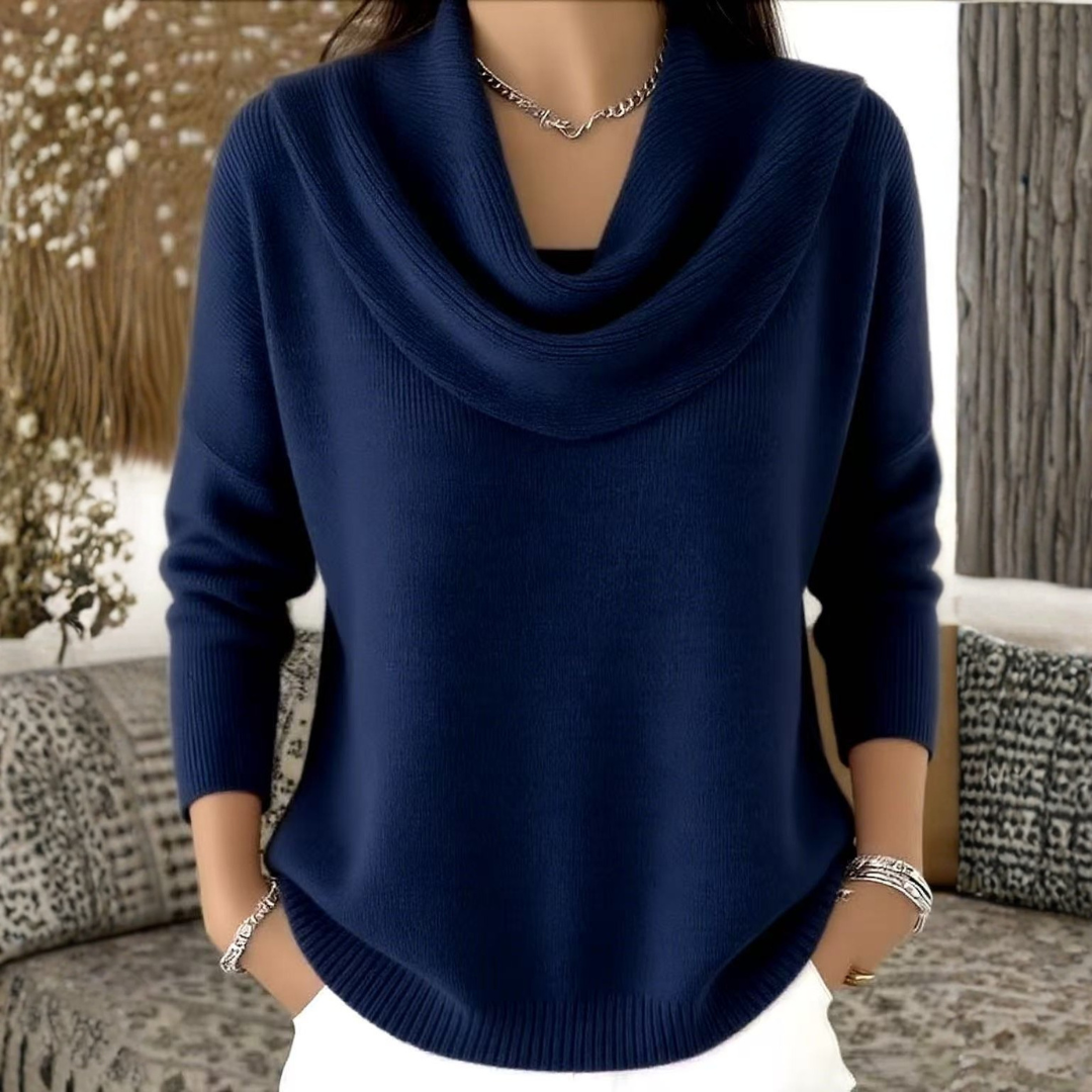 Roslyn | Pull Élégant avec Col Doux