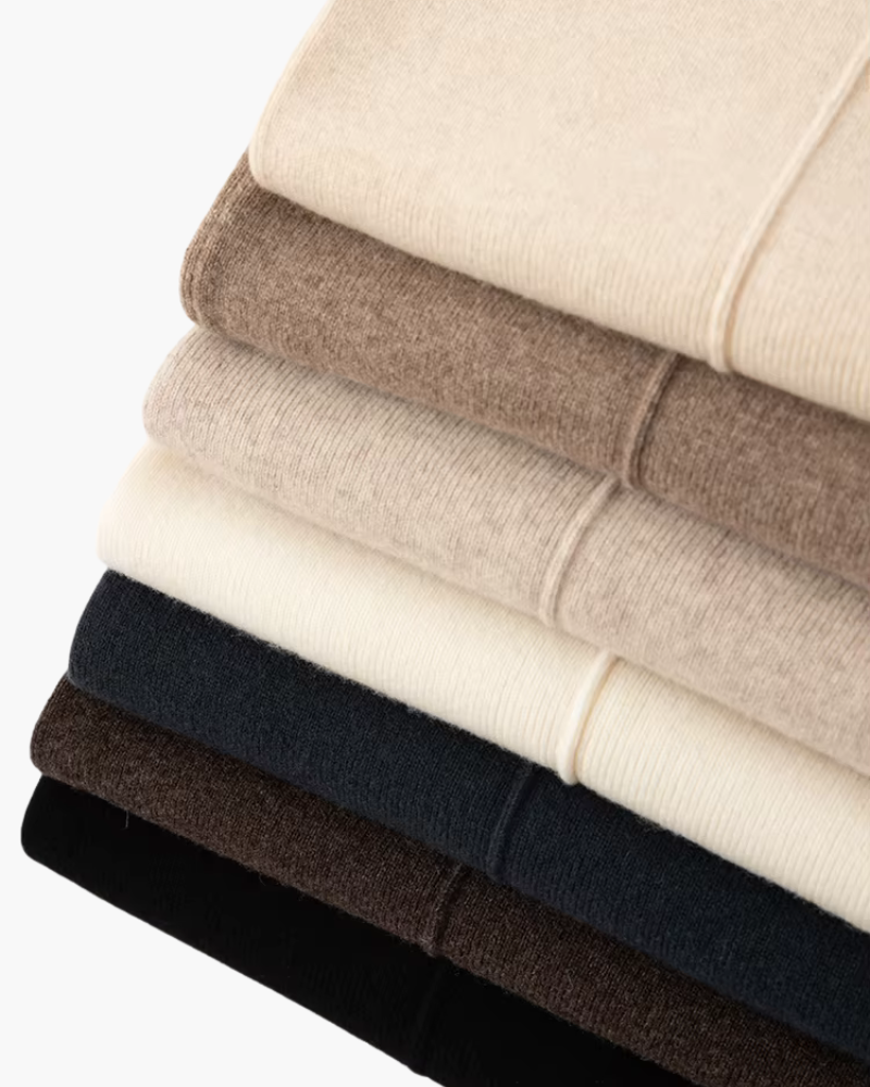 Claire | Pantalon en Maille Douce et Élégante