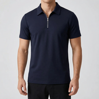 Polo Homme Col Zippé Manches Courtes Casual Été | Finn