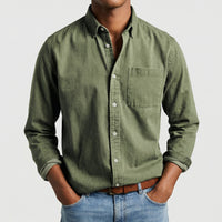 Chemise Homme Oversize Manches Longues Casual Printemps | Laurent