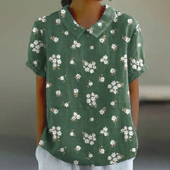 Robe verte pour femme, tissu léger, coupe ample, tenue estivale confortable