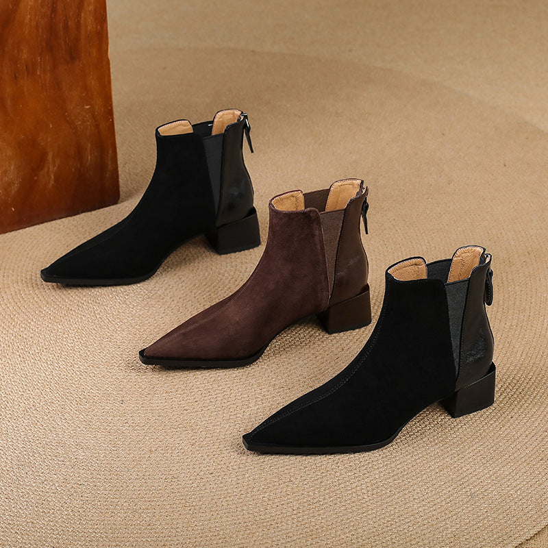 Verena | Bottines élégantes et confortables avec un talon agréable