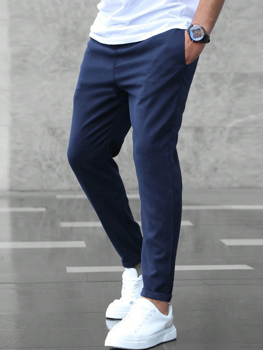 Pantalon Homme Coupe Slim Casual Printemps Été Toutes Couleurs | Daniel