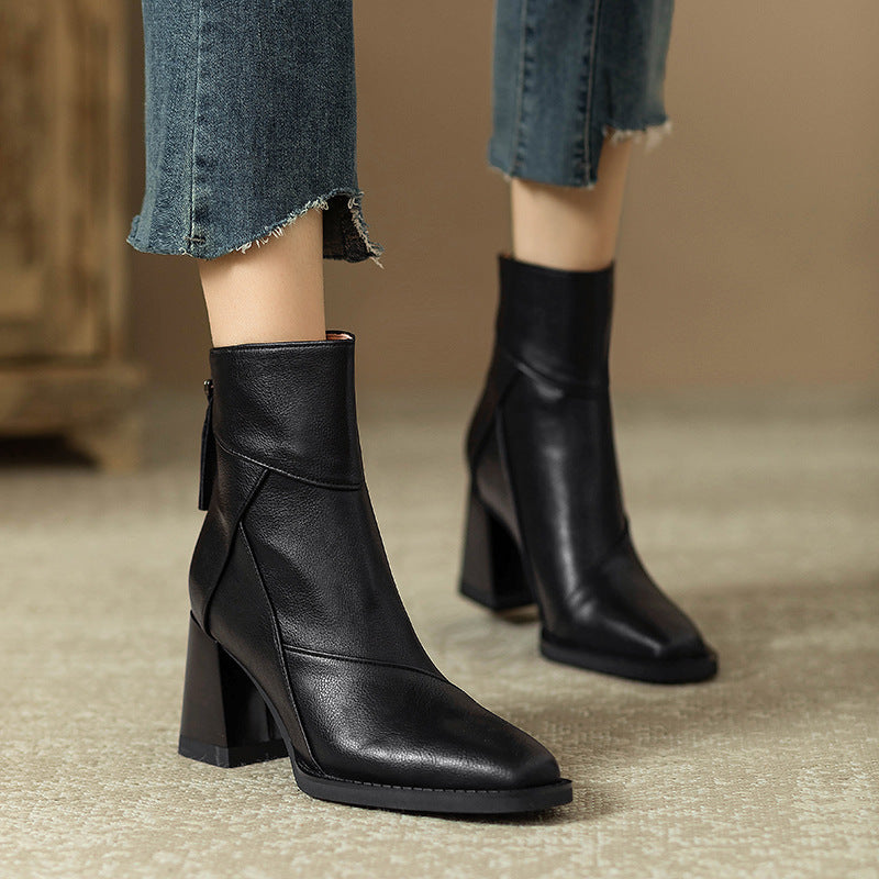 Vera | Bottines élégantes à talon moyen