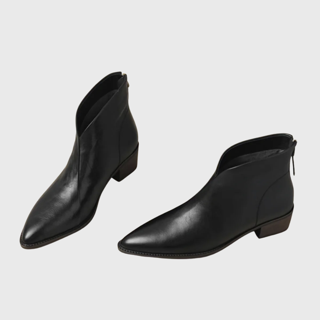 Camille | Bottines de Luxe à Talon Bas