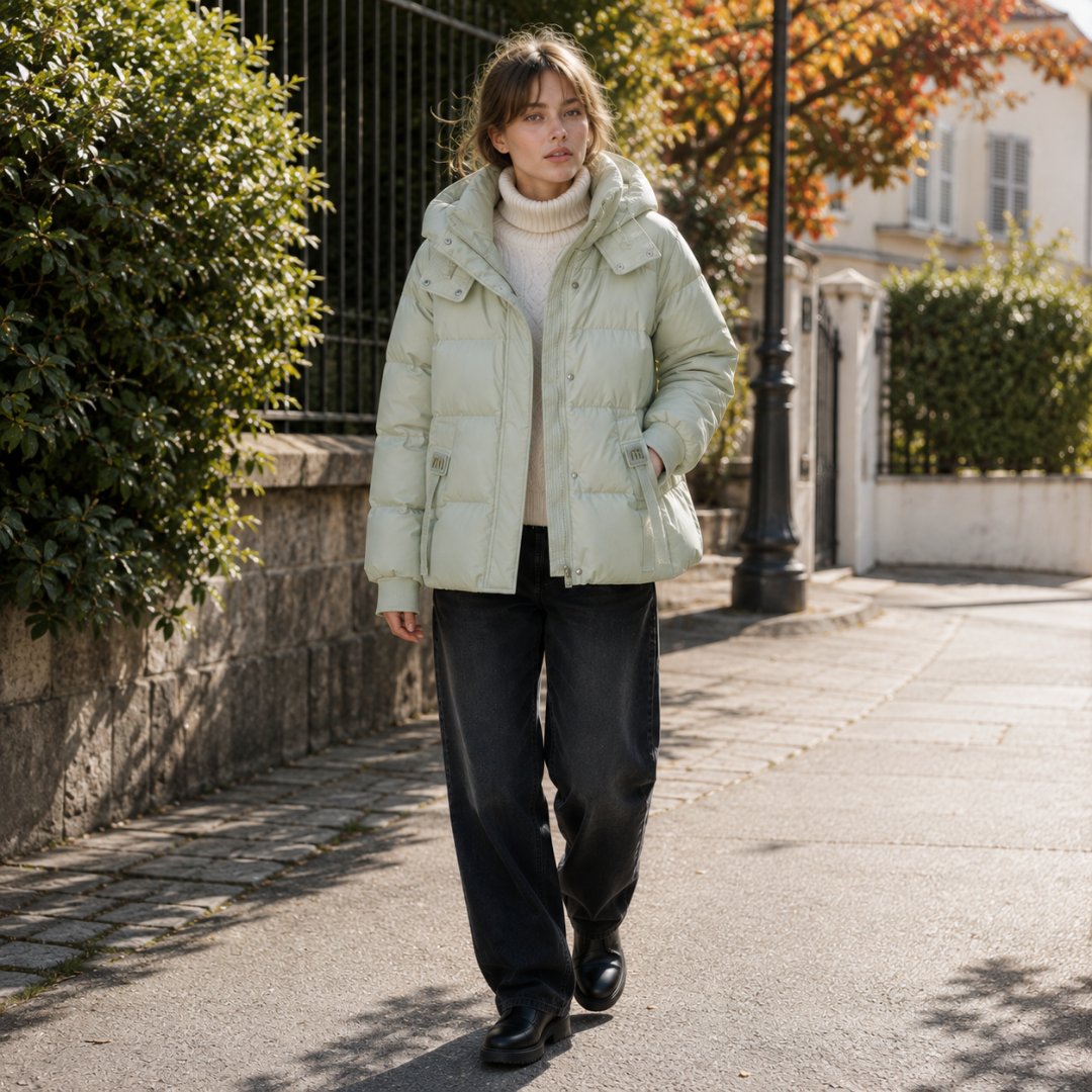 Doudoune femme capuche | Pearl