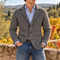 Cardigan homme à revers | Herbert