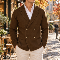 Cardigan homme croisé | Nathan