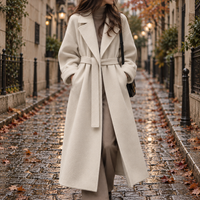 Manteau femme ceinturé | Rowena