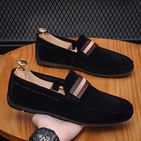 Mocassin Homme Daim Bande Tissée Casual Été Chic | Manuel