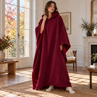 Poncho femme à capuche | Naomi