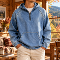 Sweat à capuche homme demi-zip | Franklin