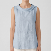 Top Femme Sans Manches Col Bénitier Casual Été | Ella